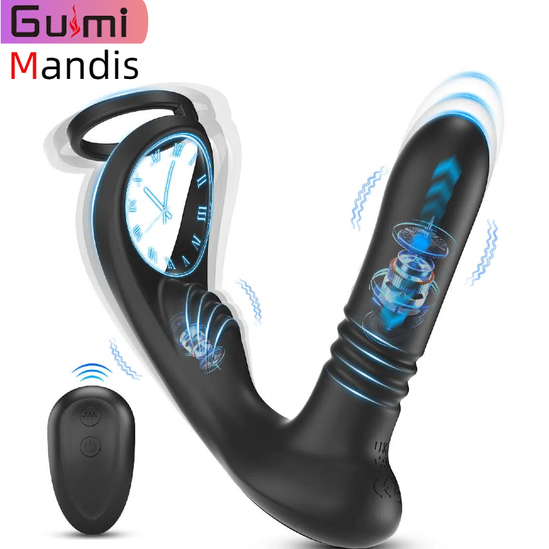【GM-584】Double-Ring Prostate Anal Plug Vibrator