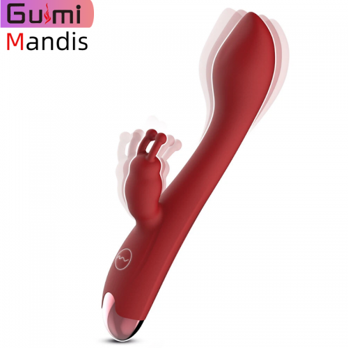 【GM-472】Dual-Motor 10 Vibration Levels Pin-Type Rechargeable Rabbit Vibrator  - 副本