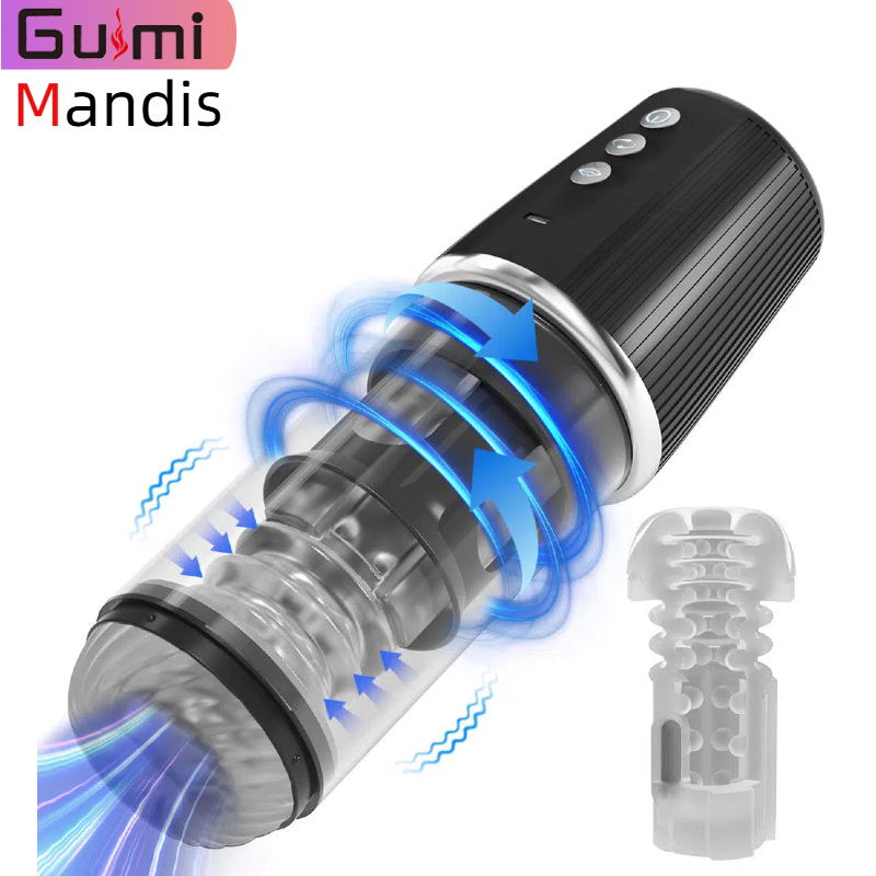 【GM-498】 Vibration Rotation Suction USB-C Charging